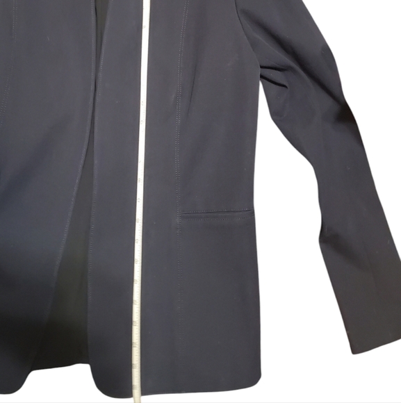 ELLIE TAHARI SIZE 8 BLAZER NAVY - Picture 6 of 6